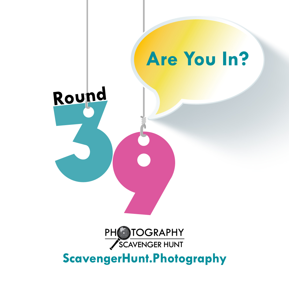 Round 38 Photography Scavenger Hunt. Where will it take you? With Gold toned compass.