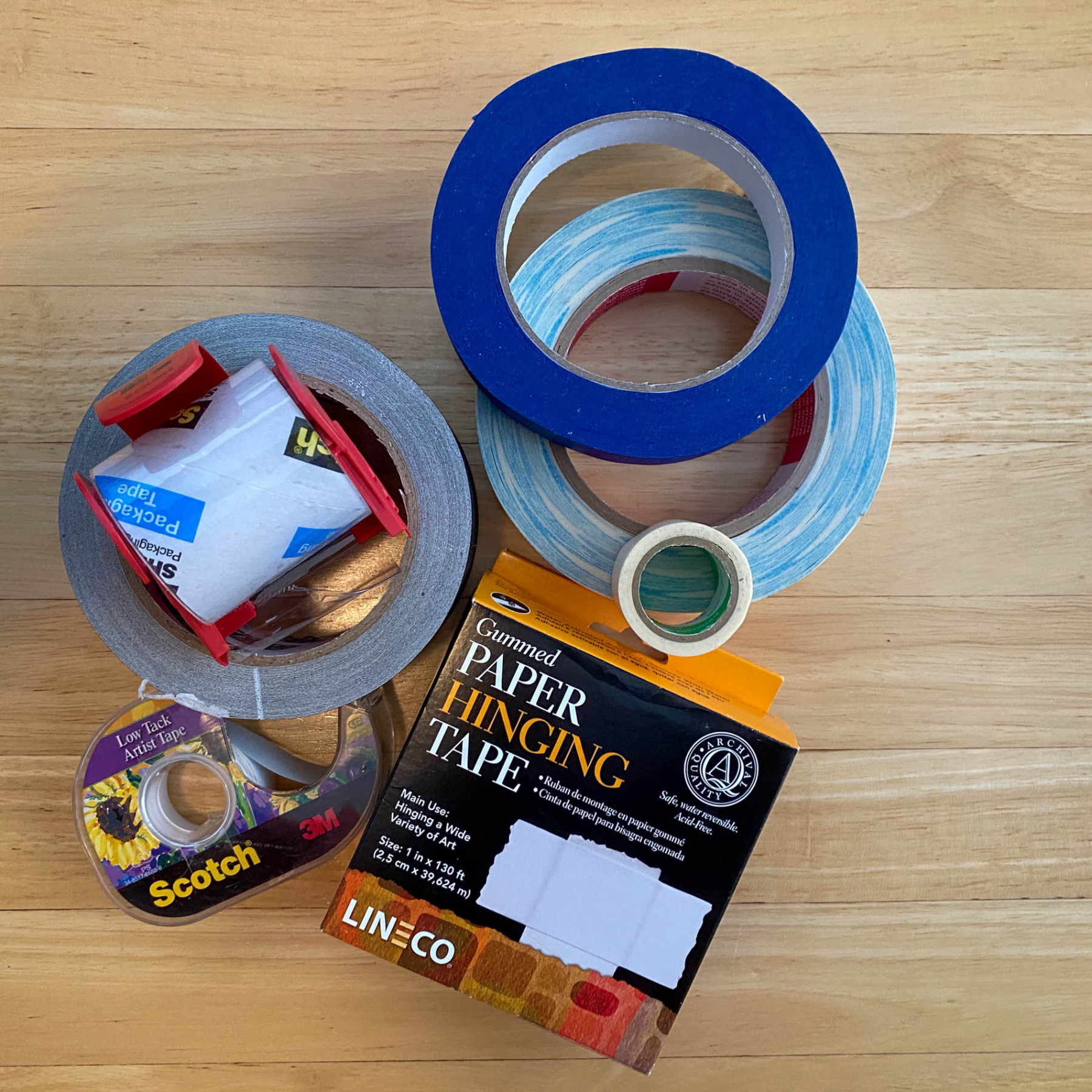 Lineco | Gummed Paper Hinging Tape 1in x 130ft
